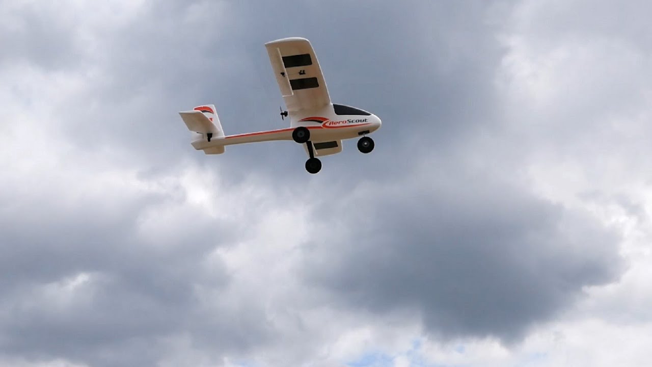 Hobbyzone Aeroscout S 1.1m RC Airplane - Maiden Flight