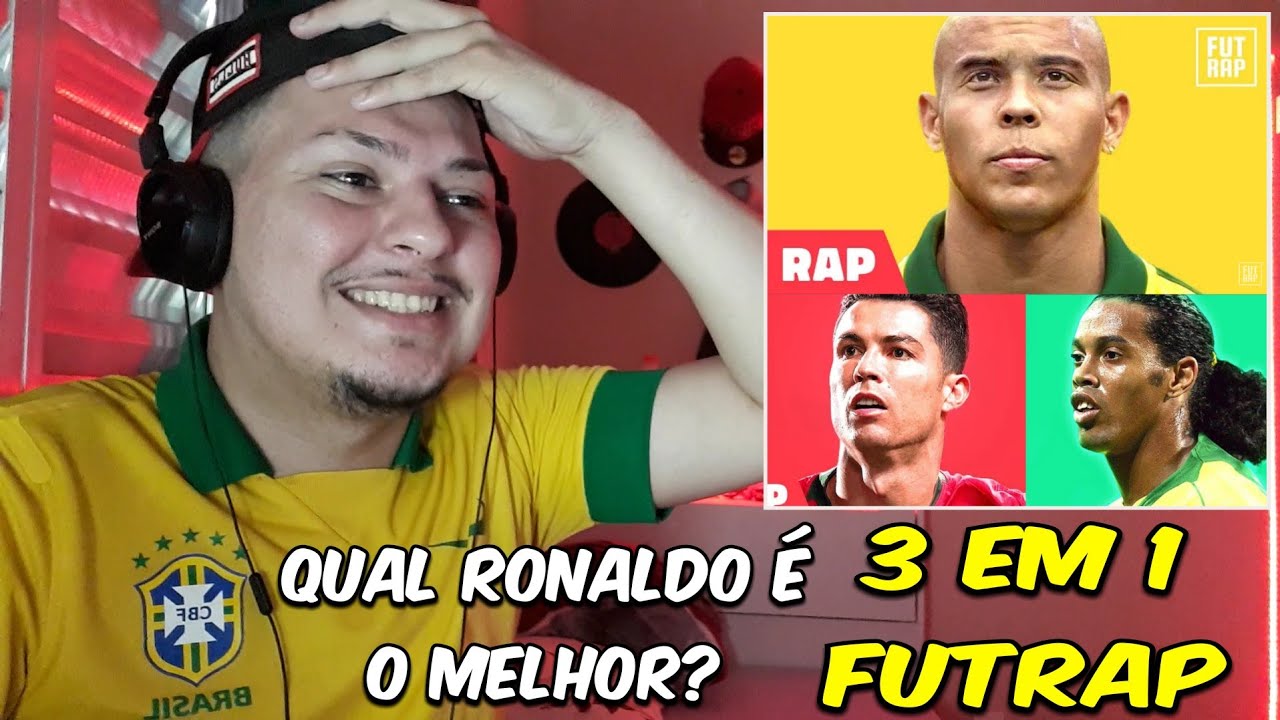 [3 EM 1] Rap do Ronaldo, Cristiano Ronaldo e Ronaldinho Gaúcho | REACT #732