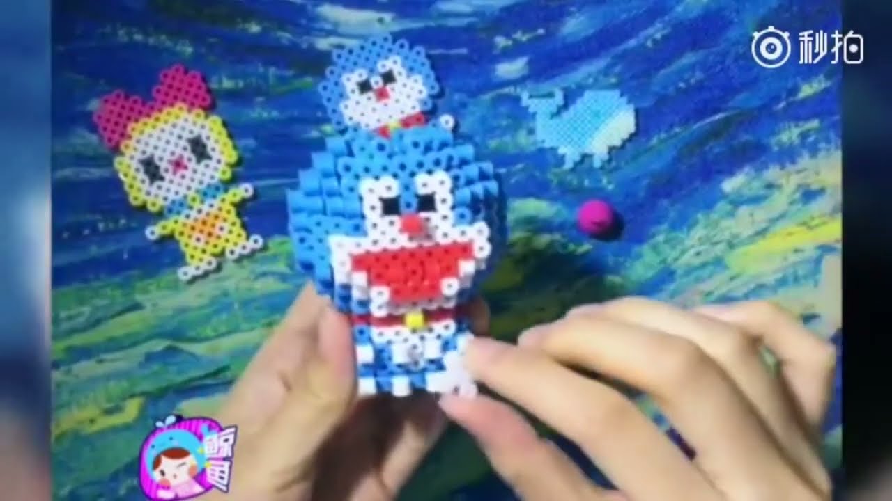DoremonTutorial Perler Beads Hama Beads Artkal Fuse Beads DIY
