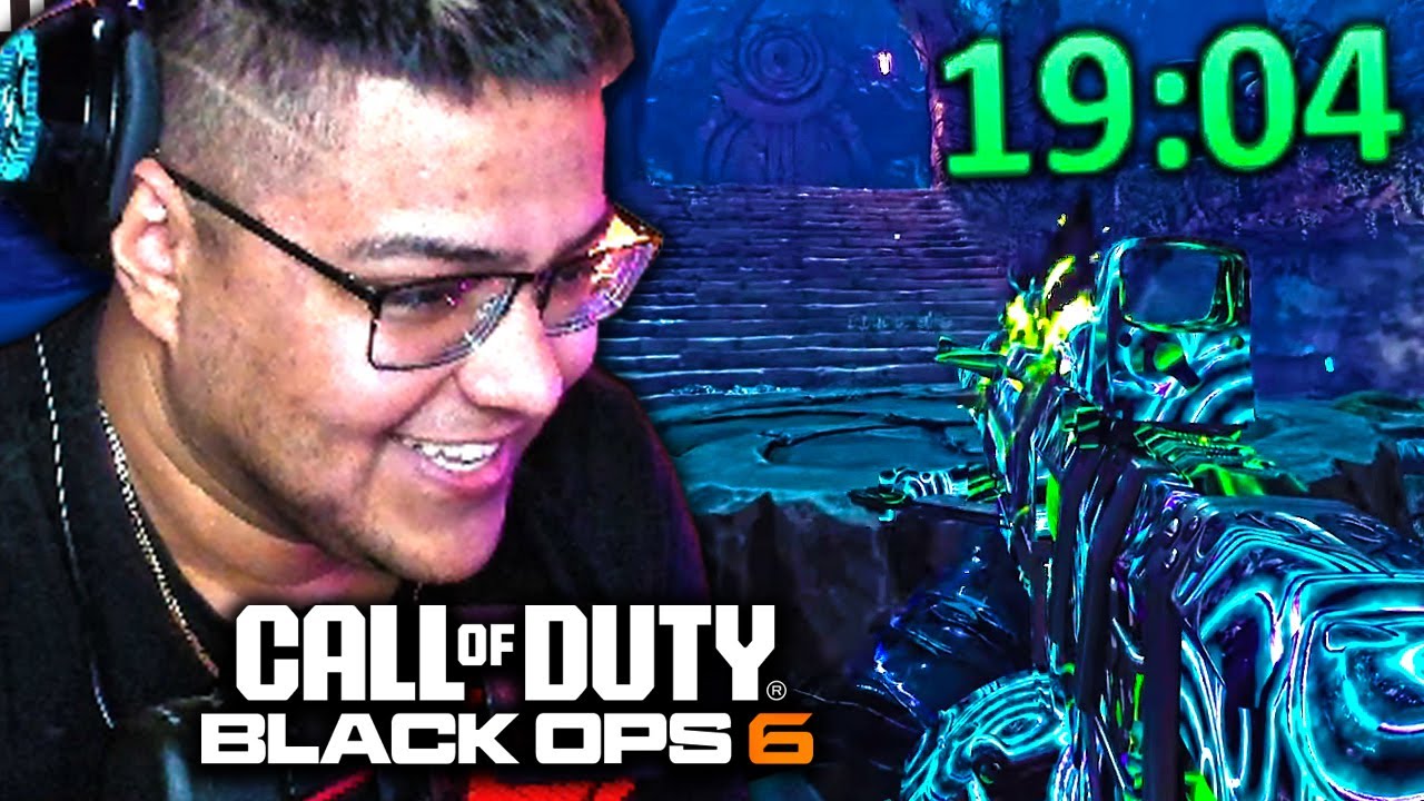 Essa eu NÃO esperava no SPEEDRUN de EASTER EGG de THE TOMB no ZOMBIES BLACK OPS 6