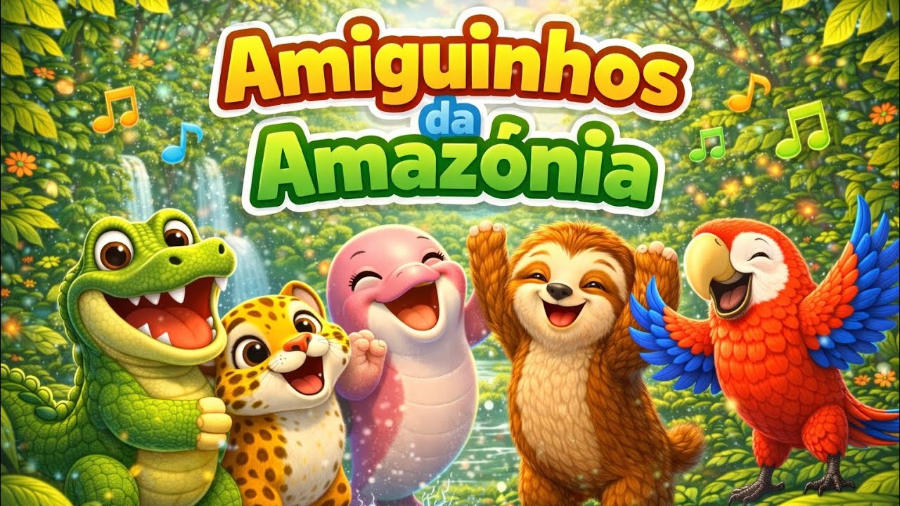 🐵 Animais da Amazônia 🐯