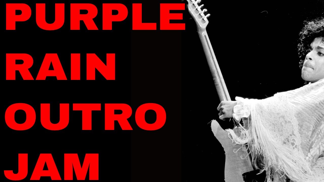 Prince Style Guitar Jam Track 1980's Ballad Outro (A Major)