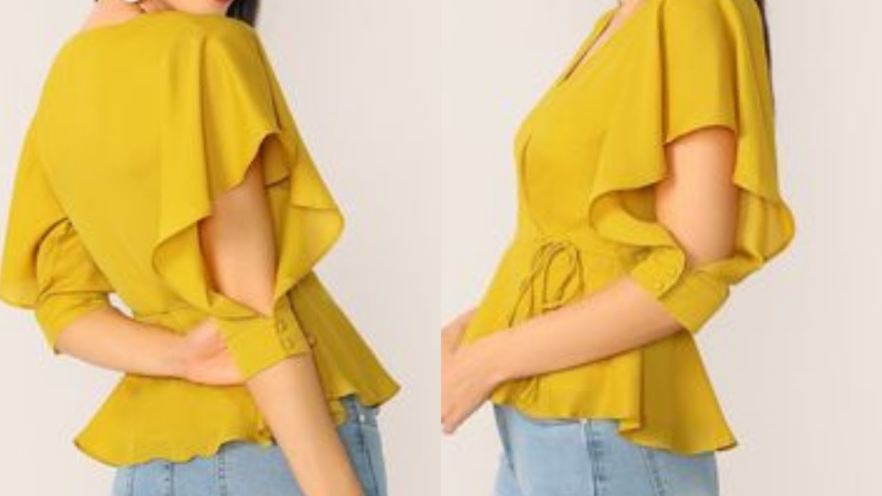 EASY Butterfly Sleeve Pattern Tutorial