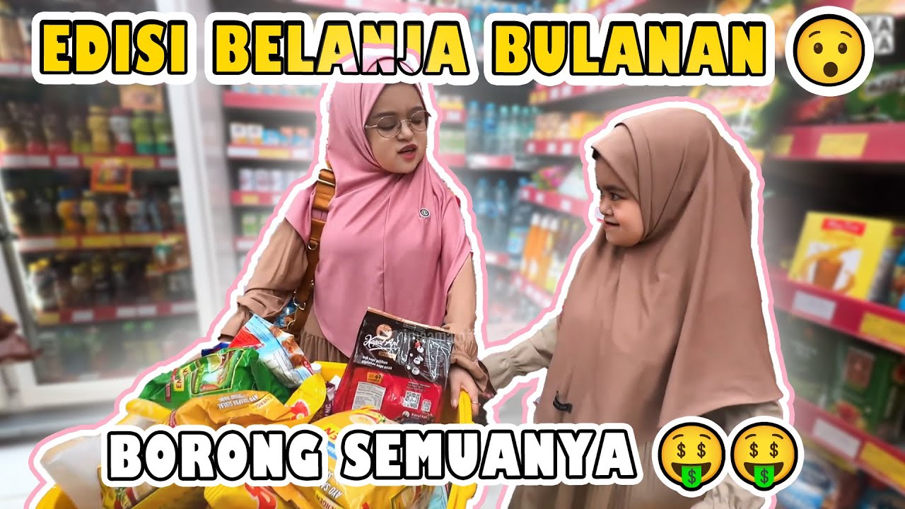RUTINITAS BULANAN IBU-IBU, YA BELANJA ! ! 🤑🤤