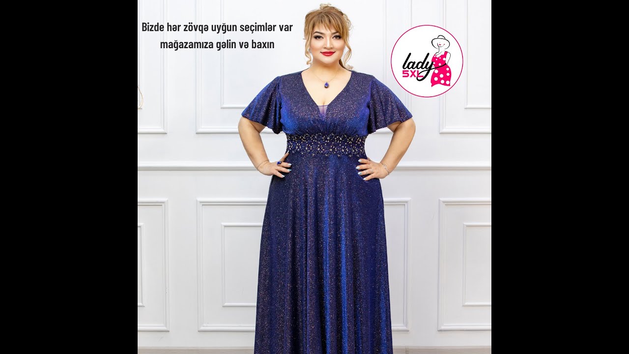 Lady 5xl az Böyük Ölçülü qadın Geyimleri