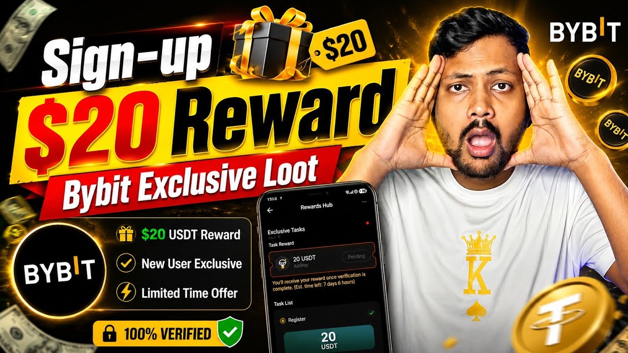 Bybit Giving Flat $20 Reward | New Loot Offer Today | New Crypto Loot Offer Today | New Earning App