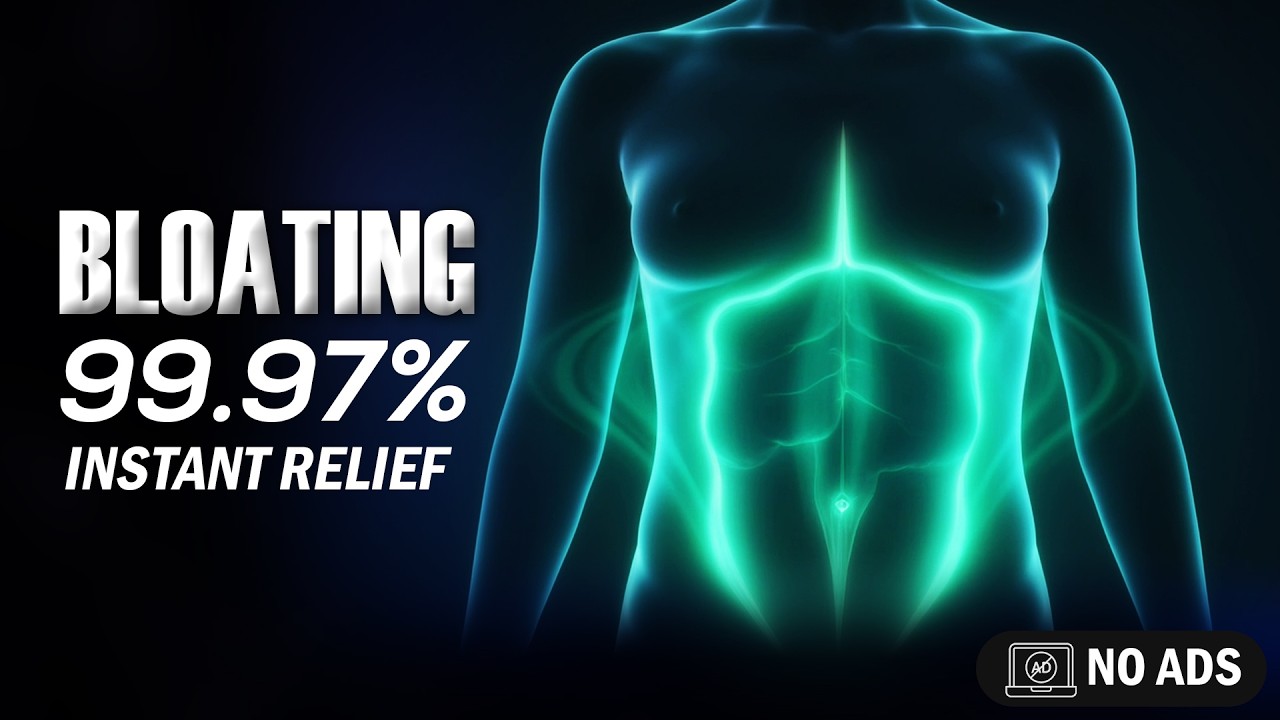 Bloating & Gas Relief Sound Therapy ✅ 99.97% Relief for Trapped Gas & Stomach Bloating (No Ads)