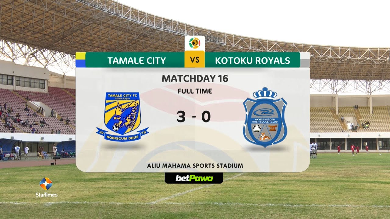 Tamale City 3:0 Akyem Kotoku Royals | hightlights | betPawa Premier League