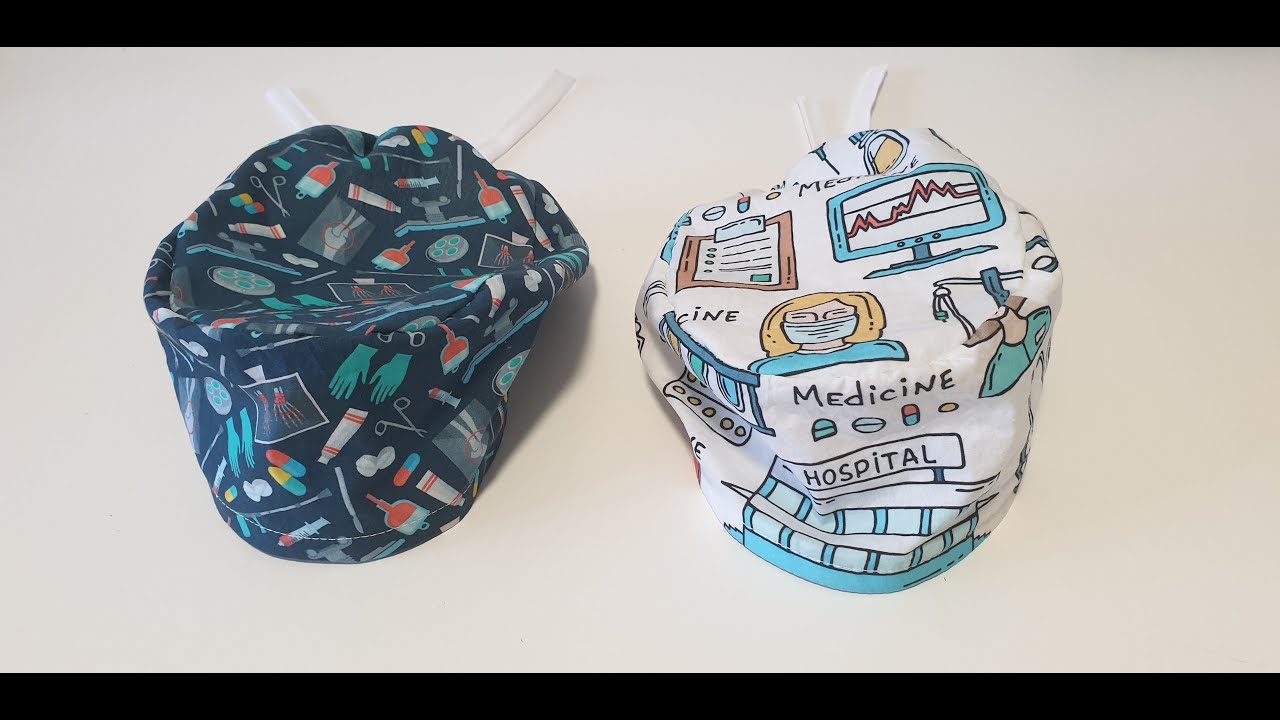 DIY Gorro enfermera / gorro de quirófano