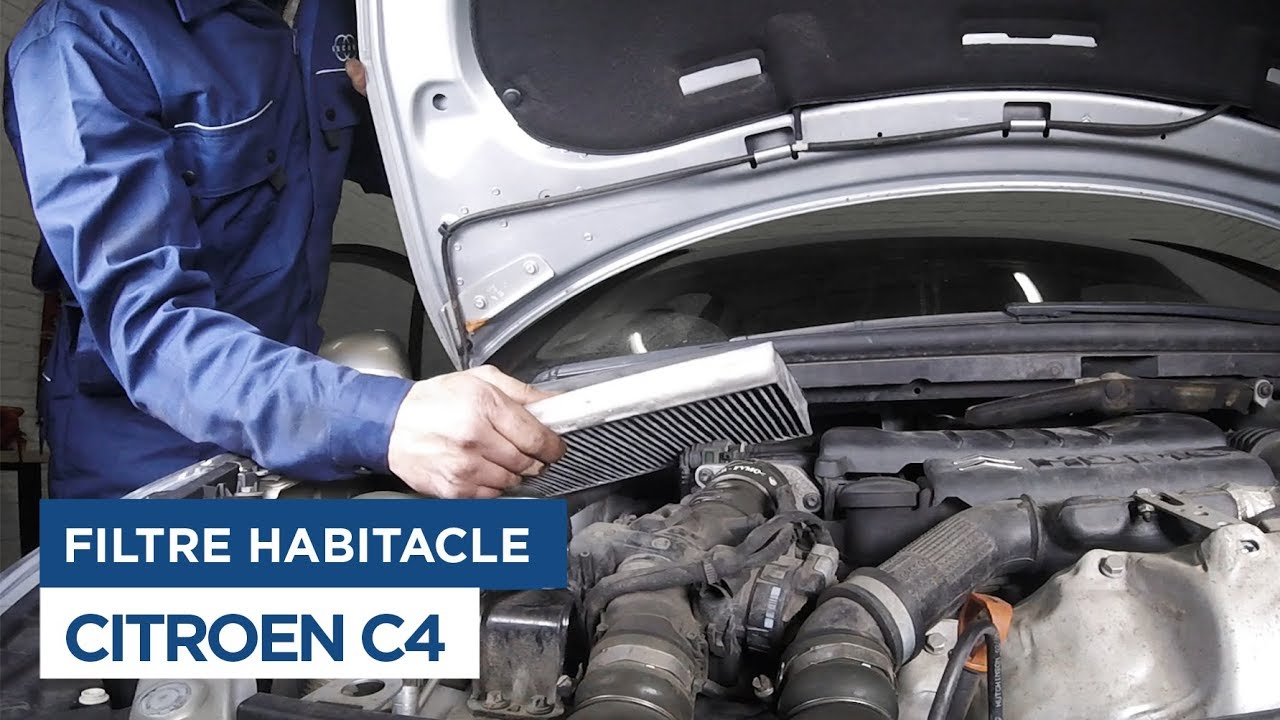 Citroën C4 - Changer le Filtre d'Habitacle