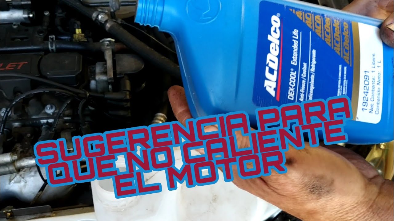 Como evitar recalentamiento y cambiar liquido refrigerante y purgar circuito