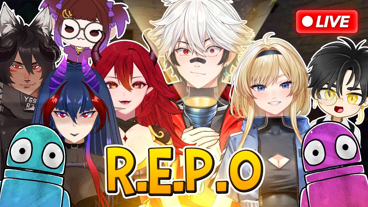 VTUBERS na NOVA ATUALIZAÇÃO de REPO! | TOSHIRUZ LIVE #24