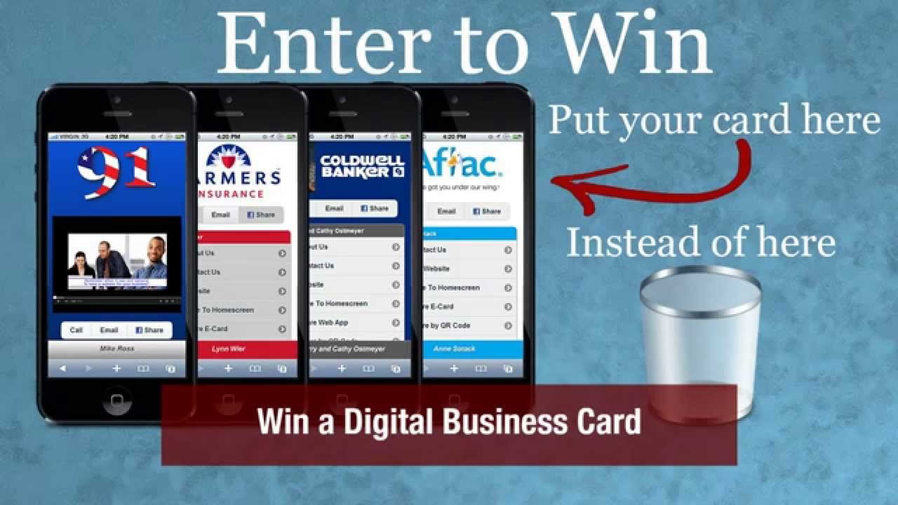 Dallas Small Business Expo - Enter To Win a Digital Business Card