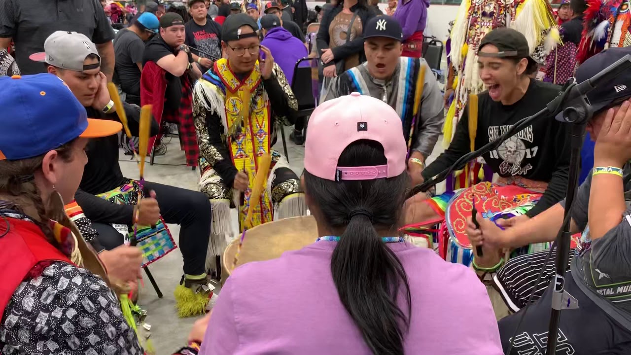 Young Tribe Singers 1st Contest Song @ Awkwesasne Powwow 2019