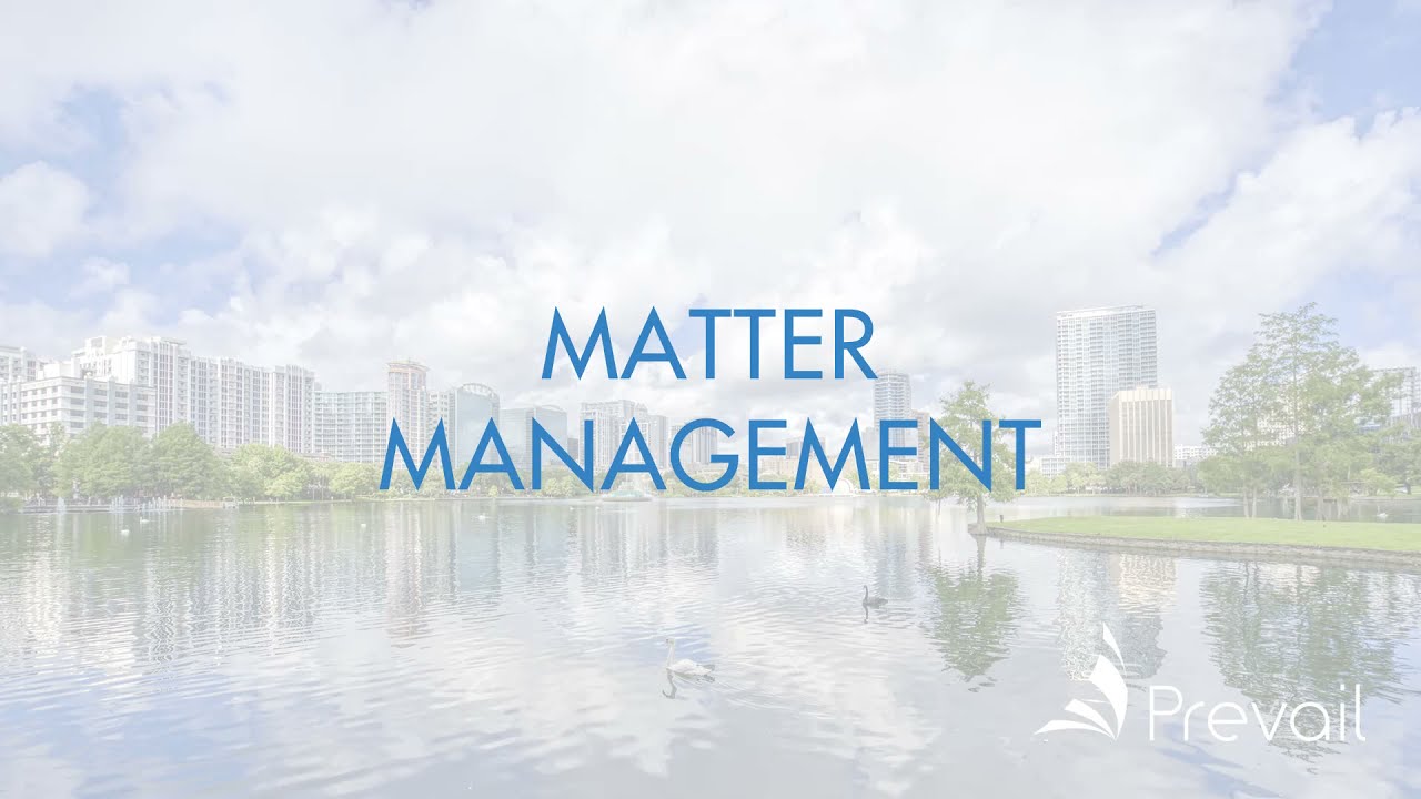 Matter Management