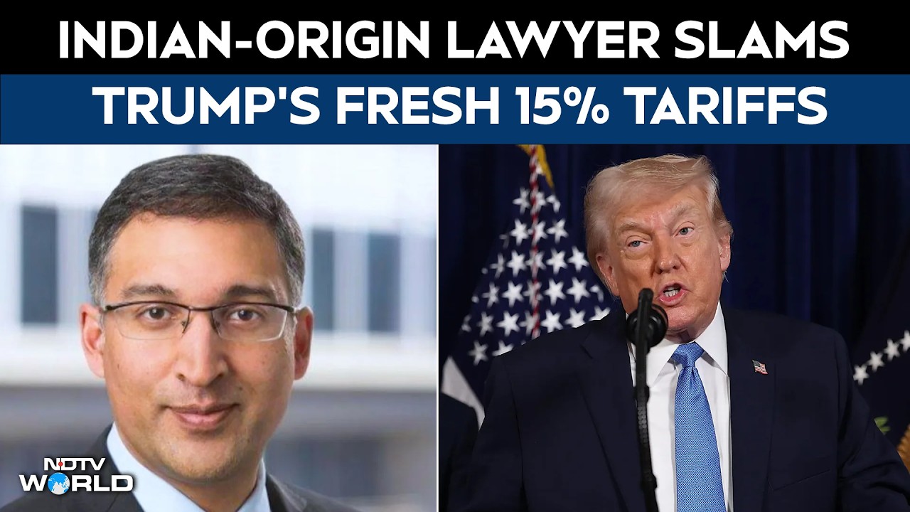 US India Tariffs | Indian-Origin Lawyer Slams Donald Trump's Fresh 15% Tariffs