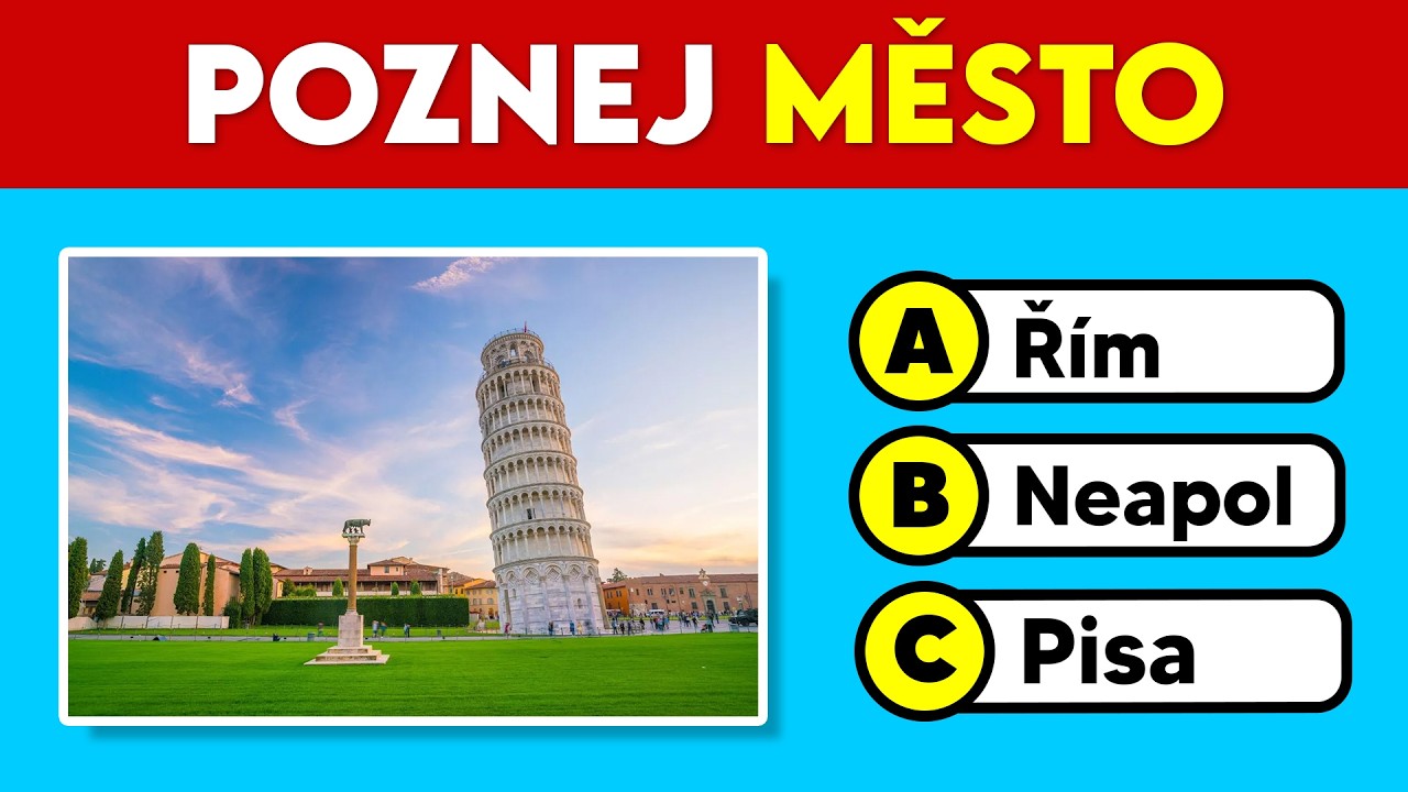 Poznej Město Podle Památky | Guess the Country by the Landmark Quiz | Poznej Pamětihodnost