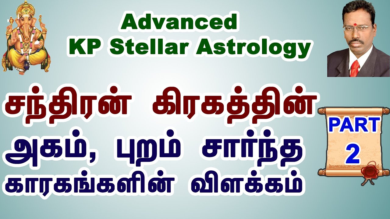 Learn Astrology in Tamil | சந்திரனின் கிரக காரகங்கள் Part 2 | Basic KP Astrology Classes in Tamil