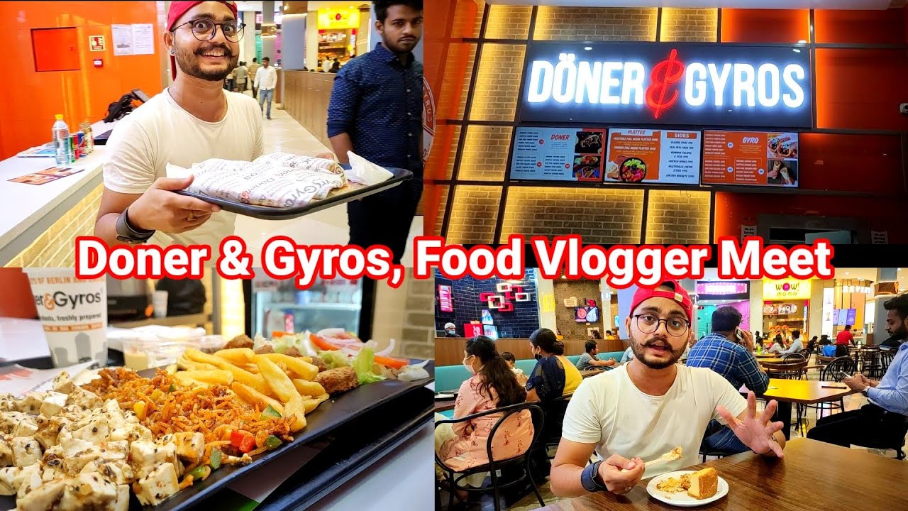 Doner and Gyros Food Review | Food Vlogger Meet | Phoenix Palassio Lucknow | Food Vlog | Akbar Ahmad