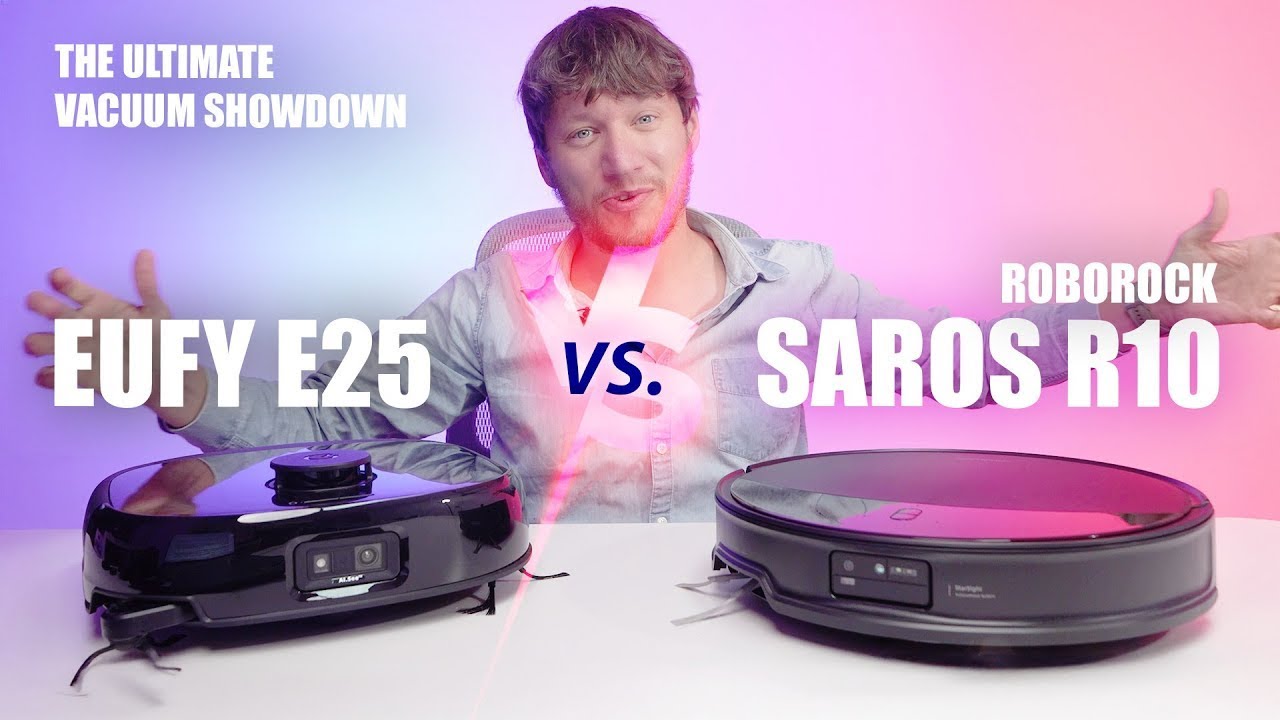 The Ultimate Vacuum Showdown: eufy E25 hydrojet robot vacuum vs Roborock Saros R10