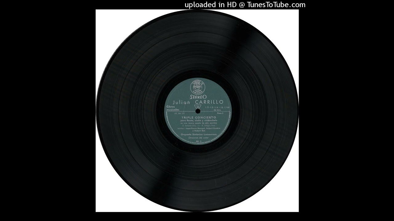 LP - Obras Musicales de Julián Carrillo - 06.02. Triple Concierto en Escala de 6 Sonido, Allegro Fin