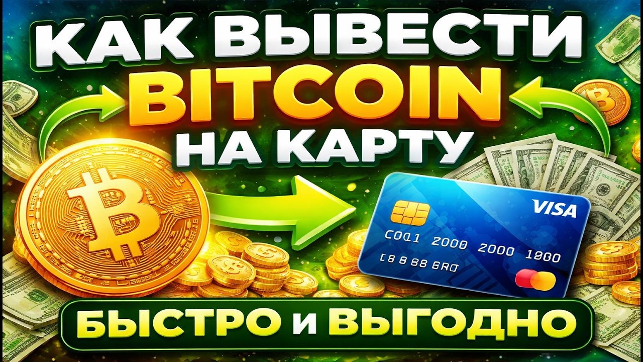 Как вывести Bitcoin на карту | Самый выгодный способ