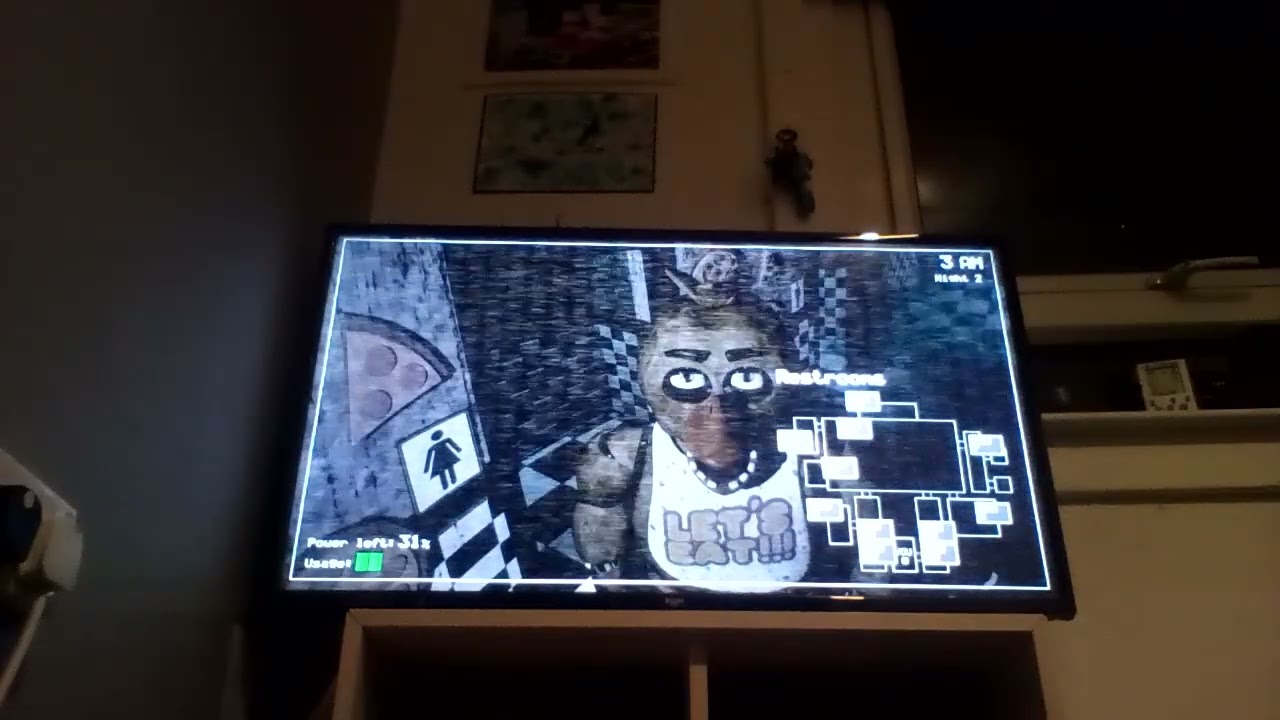 I survived the second night (five nights at Freddy's)
