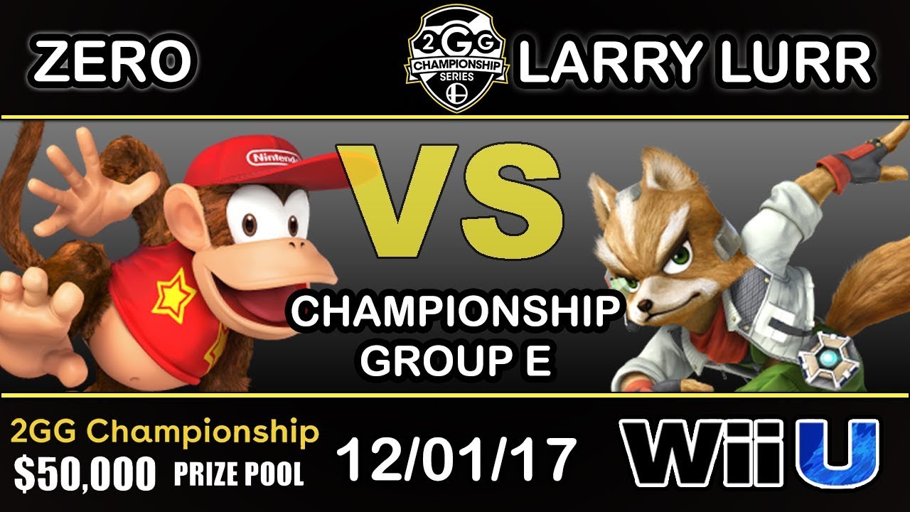 2GGC - TSM | ZeRo (Diddy Kong) Vs. MSF | Larry Lurr (Fox) Group E - Championship