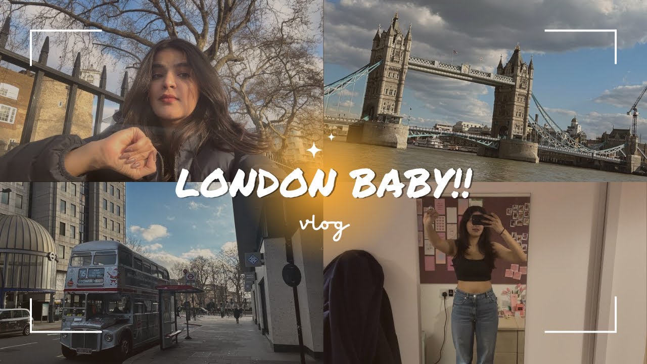 London Baby🇬🇧👀 | London bridge, studio room tour, grocery runs | vlog | Gauri Yadav