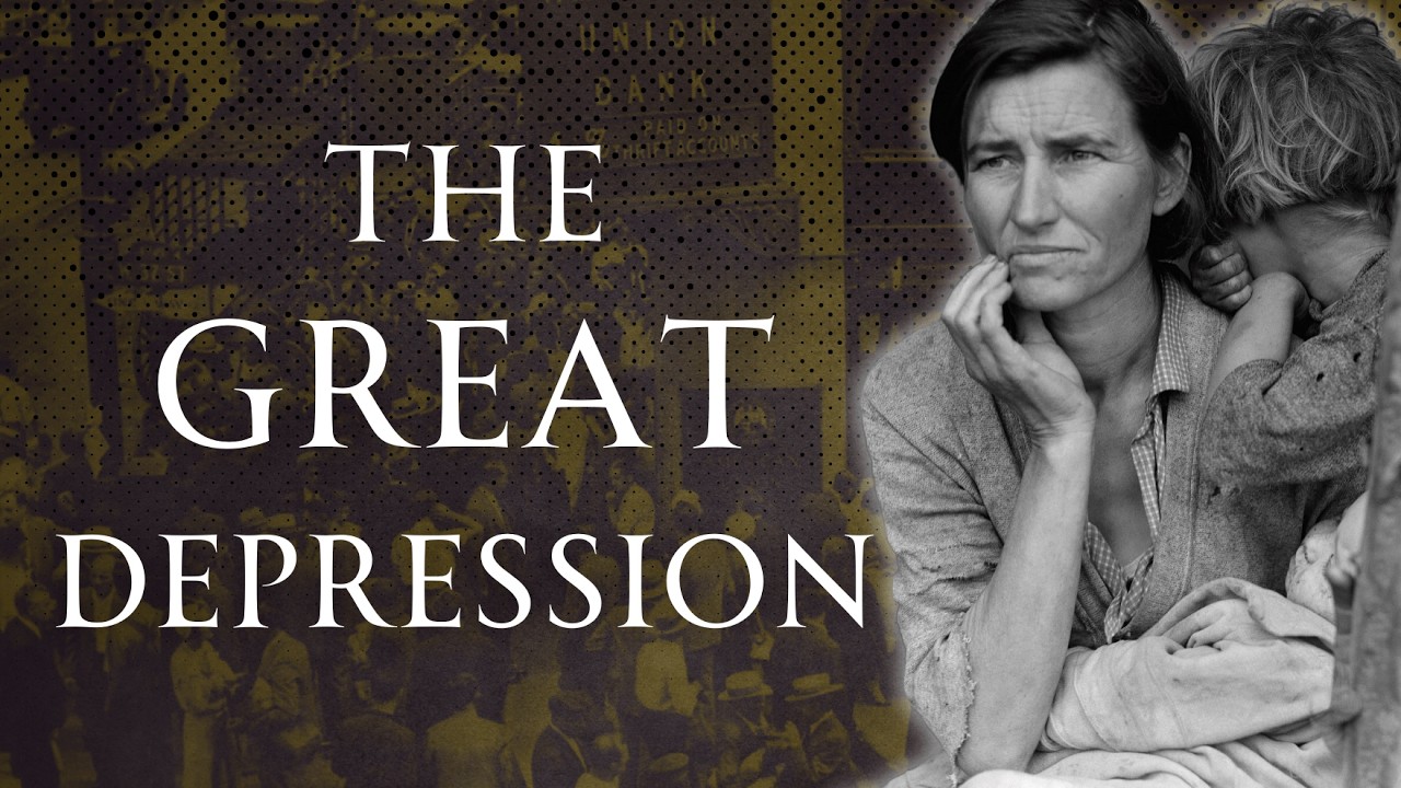 A Complete History of The Great Depression | Human Voiced, No Ads