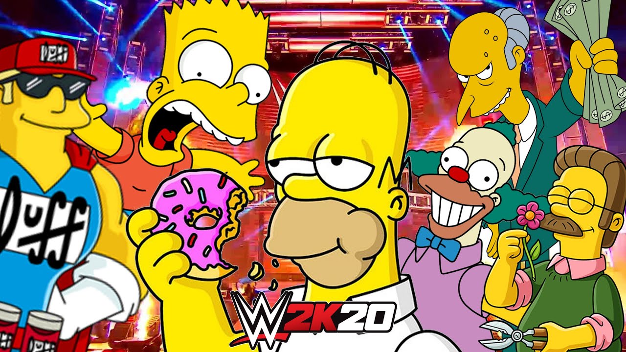 THE SIMPSONS WWE ELIMINATION CHAMBER | WWE 2K20