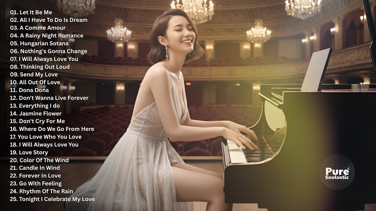 The Best Romantic Piano Love Songs Of All Time - Great Relaxing Instrumental Love Songs Playlist