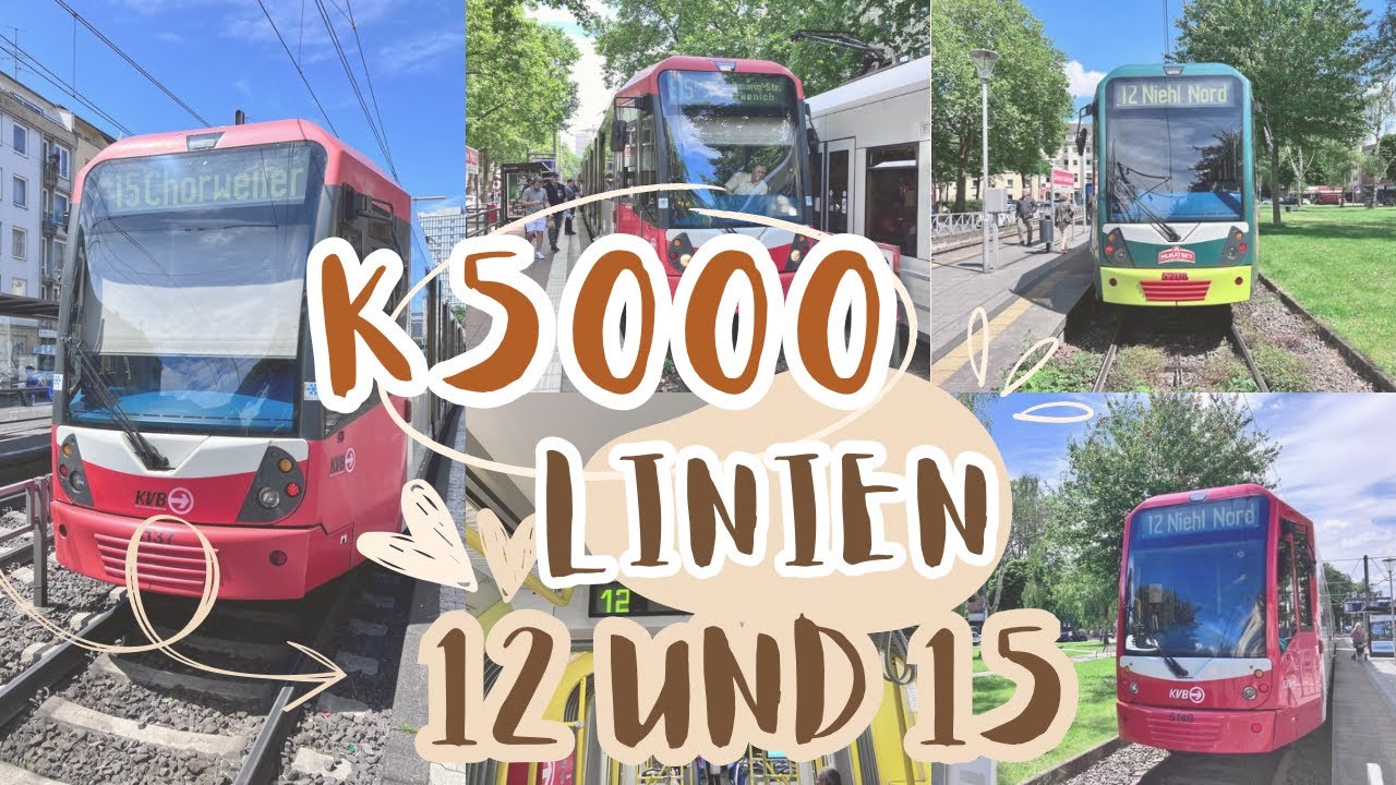 K5000 auf den Niederflurlinien 12 und 15 | (Stadtbahn K&ouml;ln)