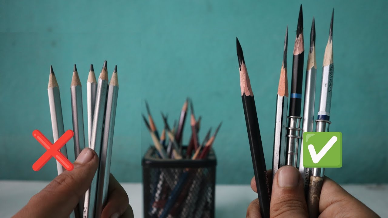 How to Sharp your Pencil LIKE A PRO 🗿 [HINDI]