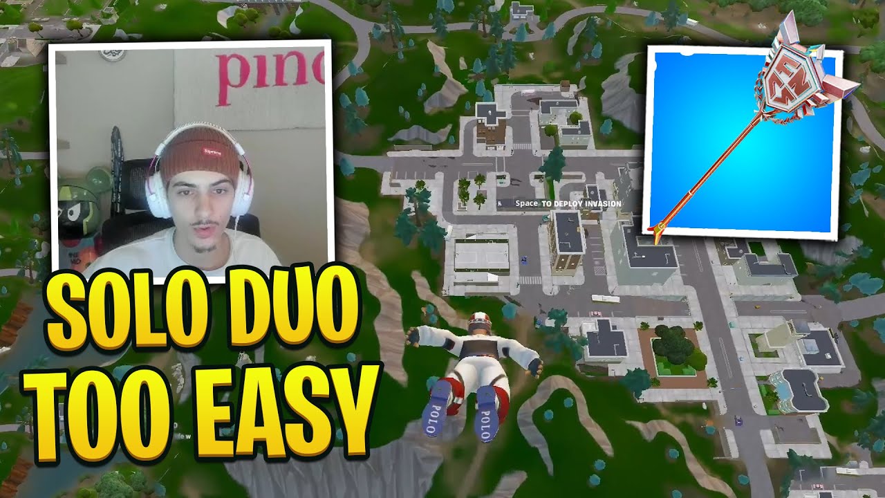What happens when Pinq landing Tilted Towers in Reload Solo Duo