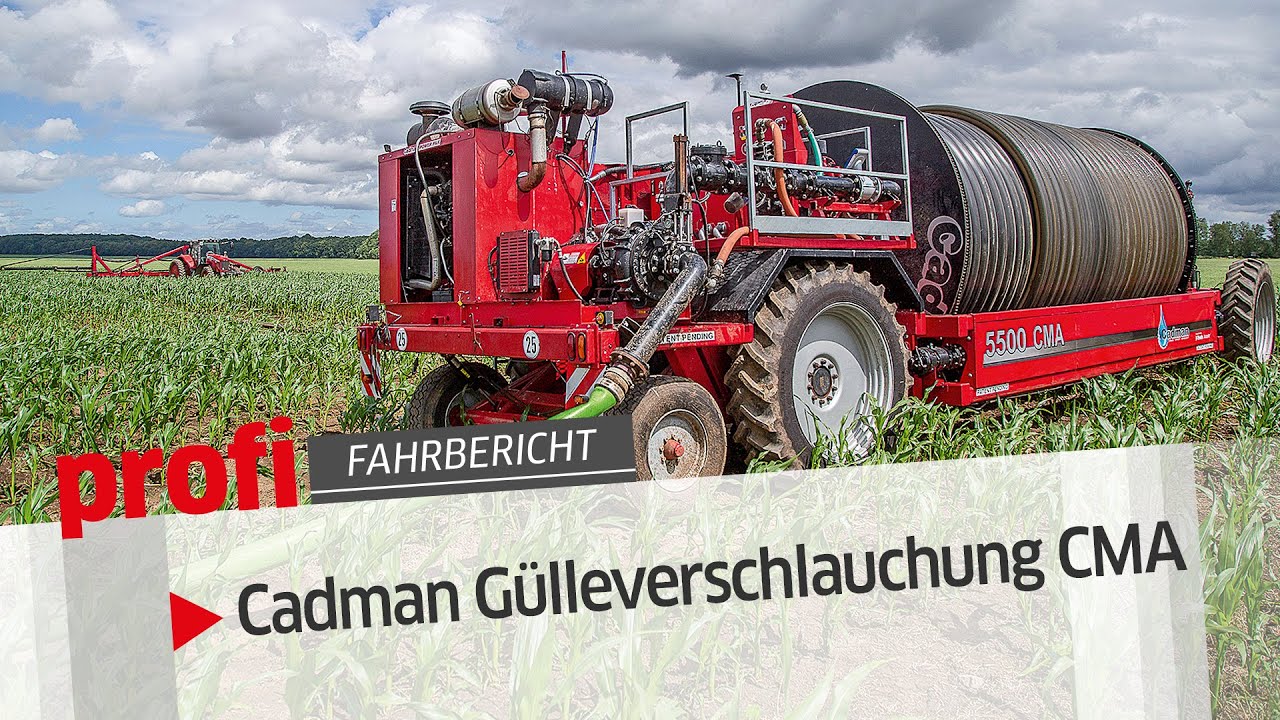Cadman Gülleverschlauchung CMA: Spezieller Kanadier | profi #Fahrbericht