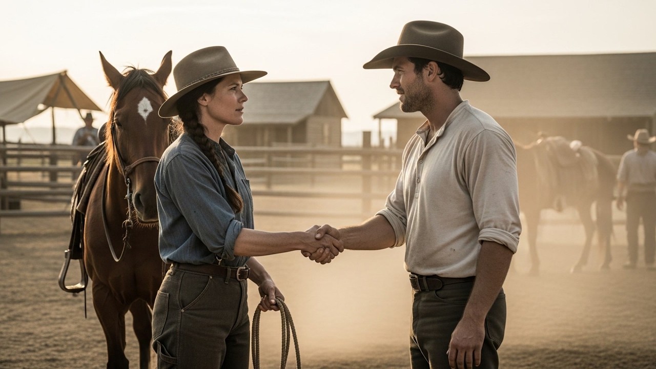 She Was The Woman Who Could Outwork Any Ranch Hand, The Cowboy Hired Her And Paid Her The Same