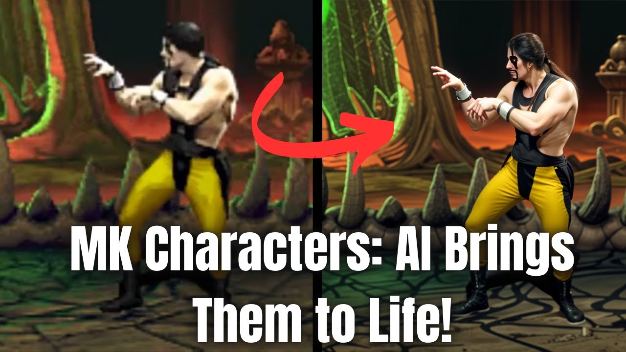 AI-Enhanced Mortal Kombat, Final Fight & More – Next-Gen Remaster of Classic Characters!