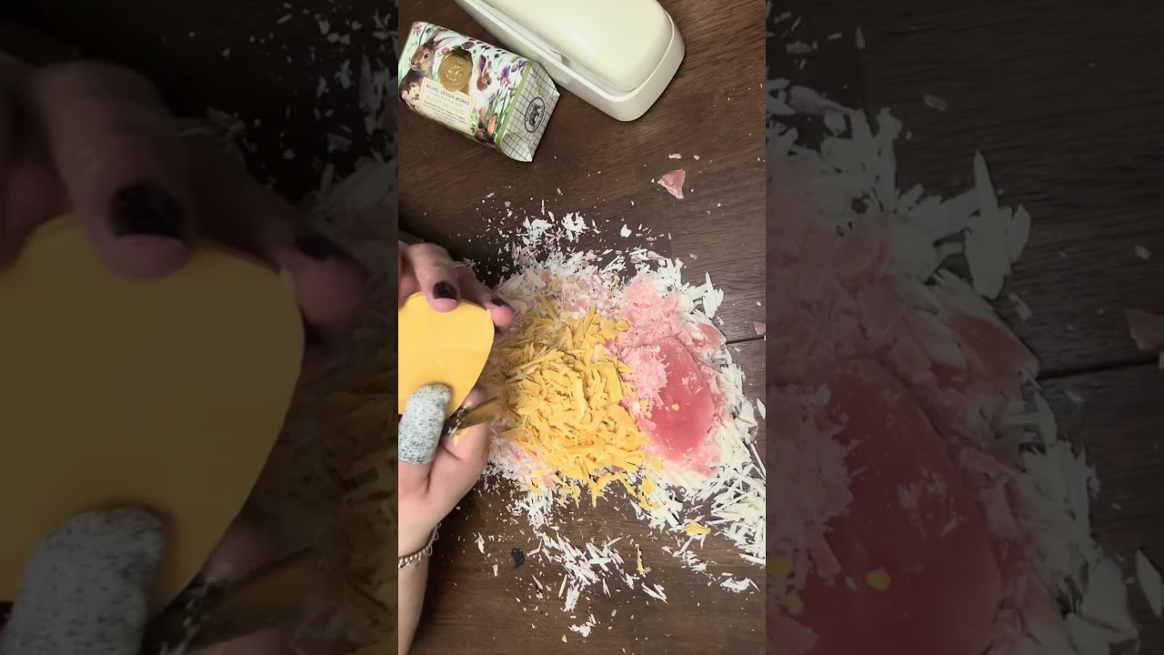 Cutting Palmolive soap #asmrsoapcutting #palmolive #camay 