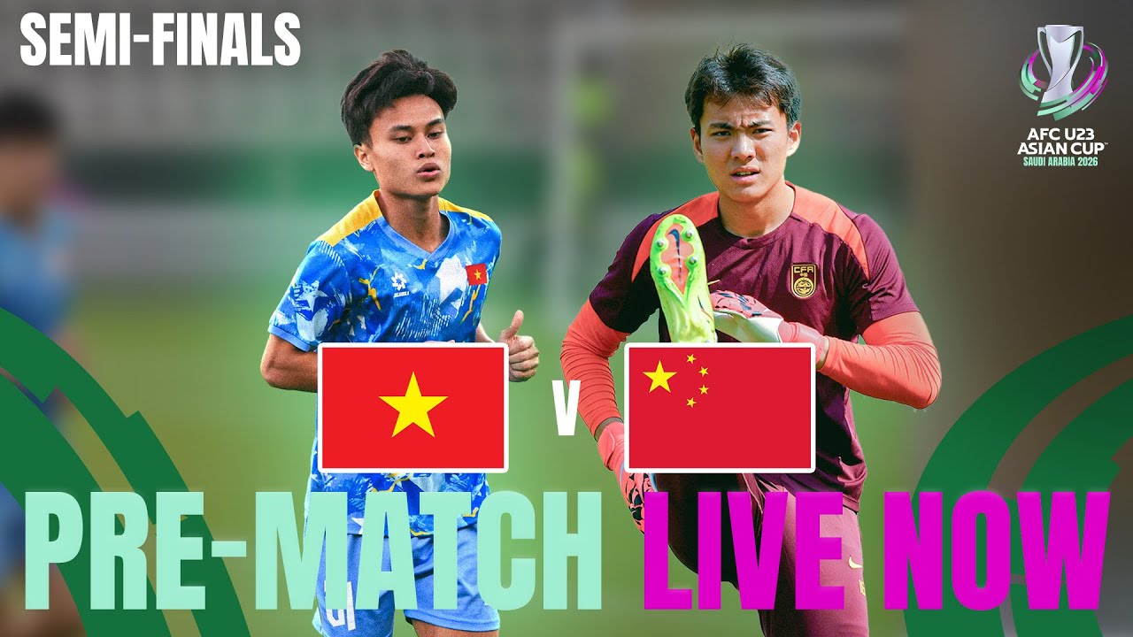 🔴 Vietnam vs China PR – Get Ready for Action! | PRE-MATCH | AFC U23 Asian Cup™ 2026