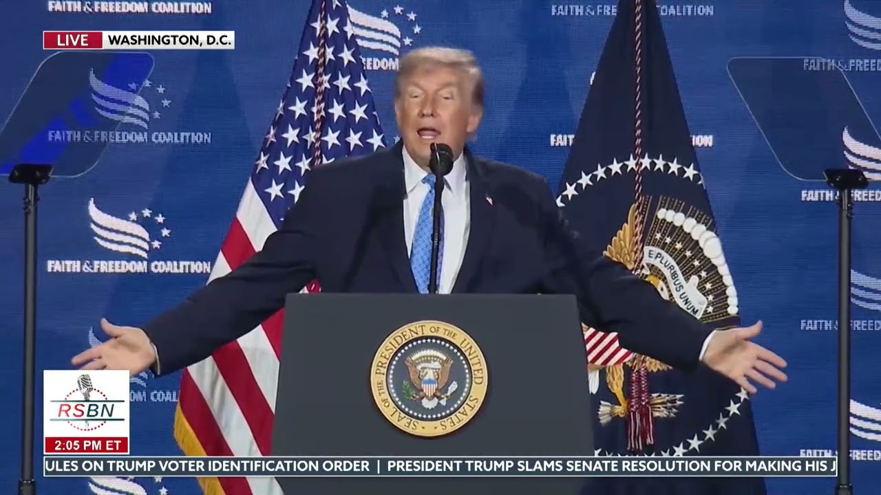 FULL SPEECH: President Trump Delivers Remarks at Faith & Freedom Policy Meeting - 06/26/26
