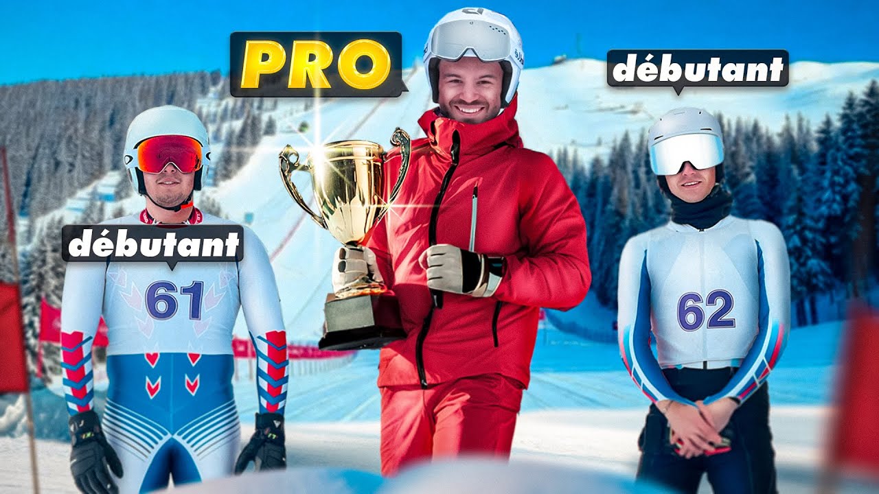 4H pour APPRENDRE à mes potes à SKIER COMME des PROS