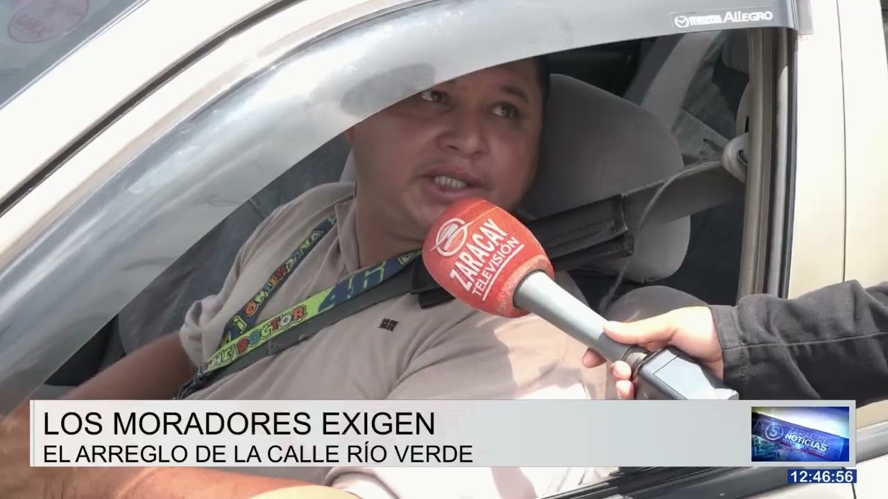 LOS MORADORES EXIGEN EL ARREGLO DE LA CALLE RÍO VERDE