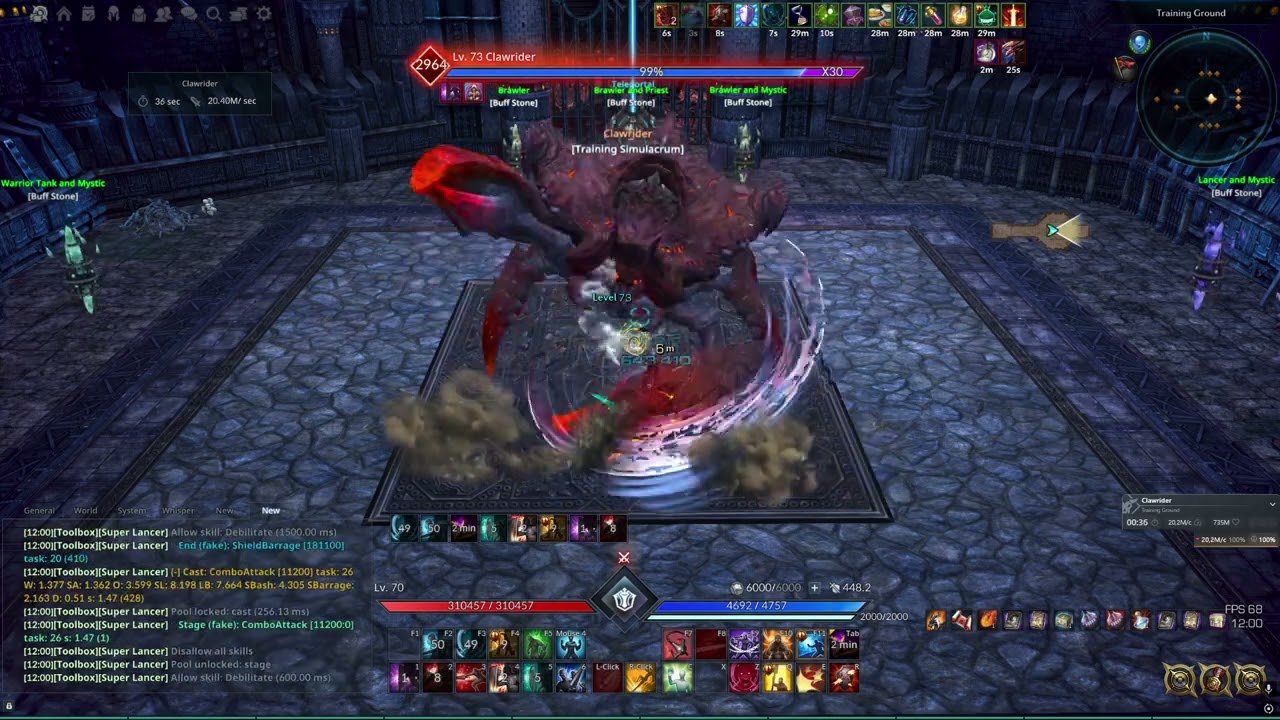 [new] TERA Lancer Auto-Cast (super-lancer) / авто-каст рыцарь (Agaia Rotation)