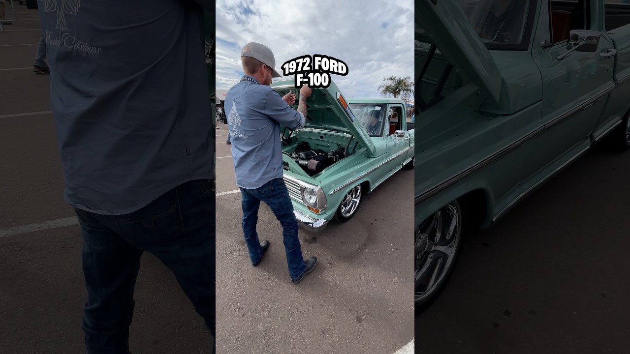 Ford F-100 Pickup z 1972 roku z silnikiem LS3! SPRZEDANY W BARRETT-JACKSON!
