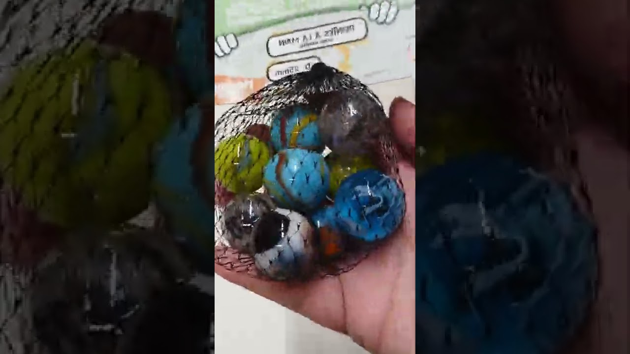 Classic Glass Marbles 🟢 #marble #shorts #toys #viral #asmr #trending #ytshorts #memes #glass