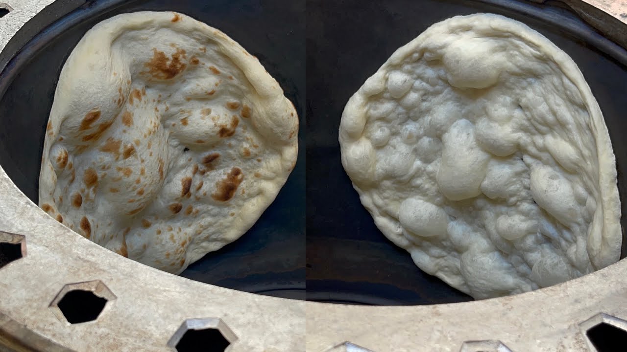 خبز التنور العراقي بالبيت بالطحين الابيض