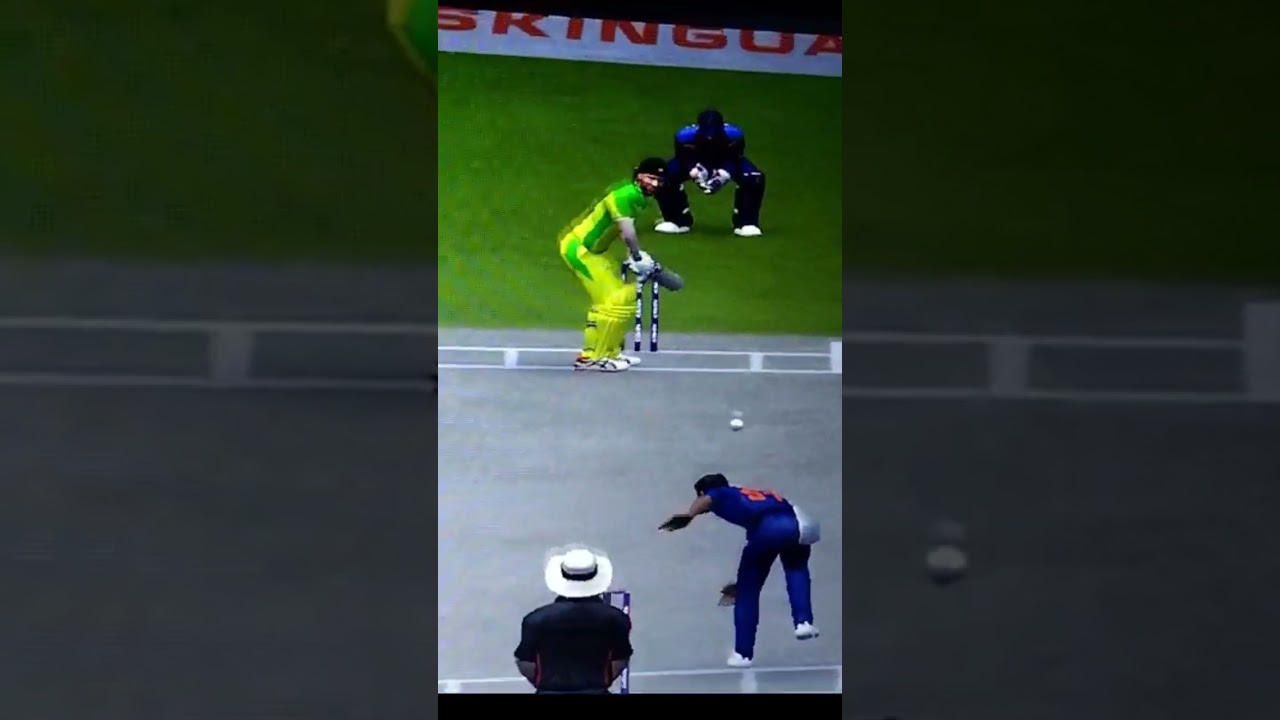 WOW 🔥 EA cricket 07 ll best wicket ll ea cricket 07 #shorts