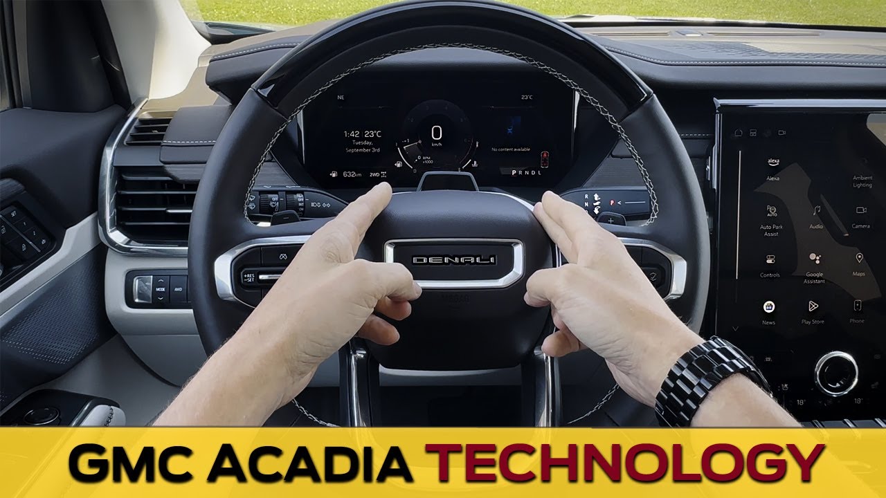 GMC Acadia Steering Wheel and Cluster (2024-2026 models)