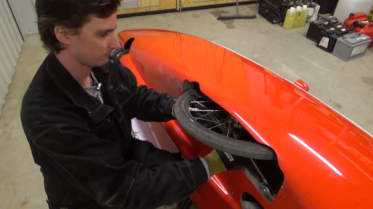 Quest velomobile - Front suspension modification
